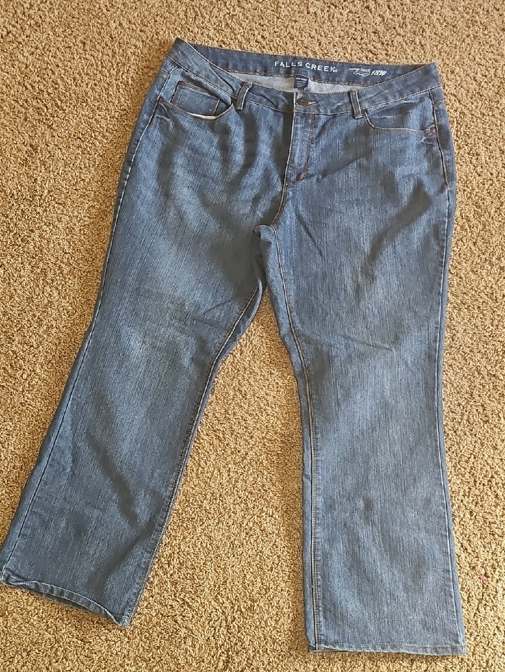 Falls Creek Women's Bootcut Jeans in Blue Denim